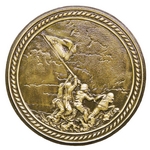 Bronze Iwo-Jima Emblem