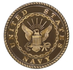 Bronze Navy Emblem