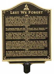 Bronze Memorial Plaque